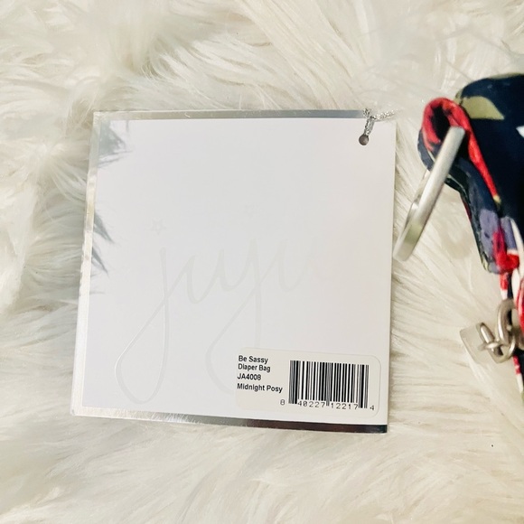 Ju-Ju-Be Be Sassy Navy Floral Organizational Satchel Bag (Midnight Posy) - Picture 8 of 9